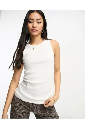VERO MODA Aware racer neck vest in