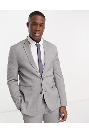 New Look Men Blazers - Skinny suit jacket in heritage check