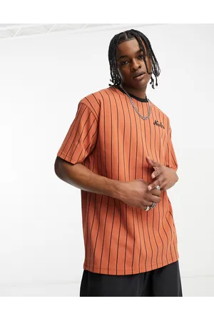 New Era Men T-shirts - Heritage pinstripe t-shirt in