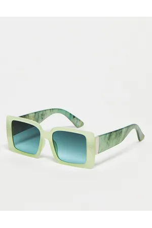 Jeepers Peepers Sunglasses - Square sunglasses with contrast sides in