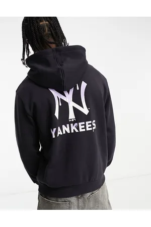 New Era New York Yankees drip backprint hoodie in