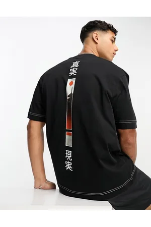 River Island Japanese print t-shirt in