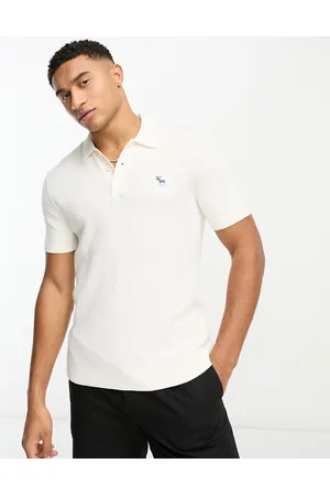 Abercrombie & Fitch Icon logo knit polo in