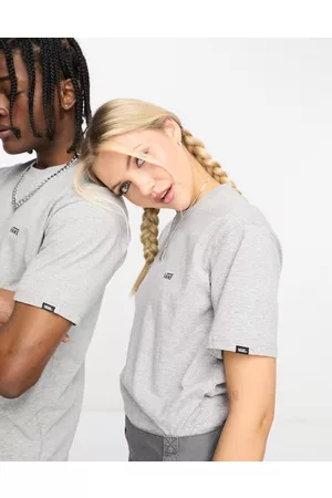 Vans Unisex Left Chest Logo t-shirt in heather
