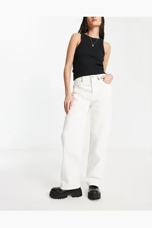 Signature Front seam straight leg jean in