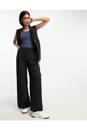 Miss Selfridge Co-ord asymmetric waist wide leg trouser