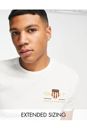 GANT Archive shield embroidered logo t-shirt in