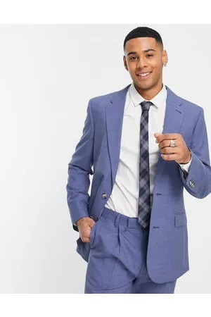 Noak Premium wool-rich skinny suit jacket in mid