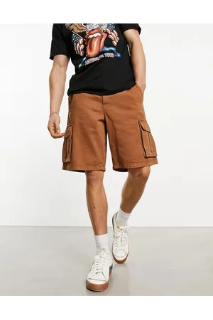 New Look Relaxed cargo shorts in rust