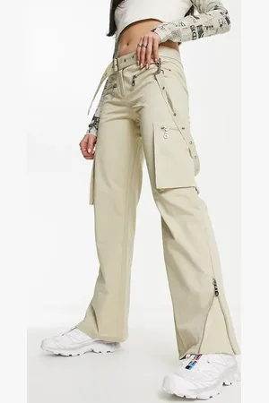 The Ragged Priest Y2K low rise utility fitted cargo trousers