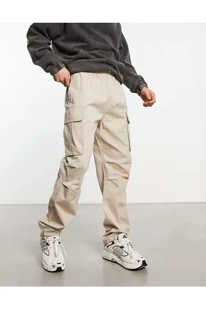 Karl Kani Signature cargo trousers in beige