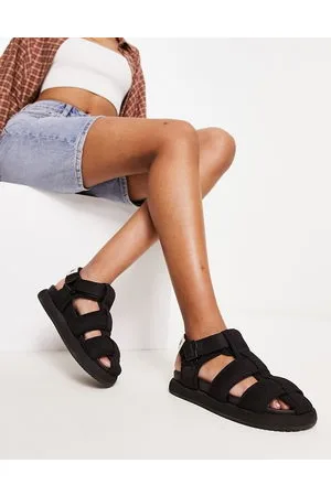 Good News Goat quilted sandals in