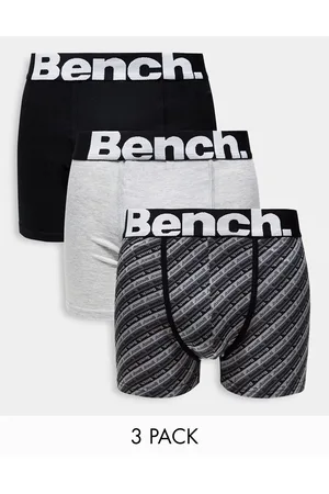 Bench Men Briefs - 3 pack oversized logo boxers in black and