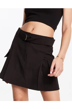 Miss Selfridge D-ring belt utility mini skirt in