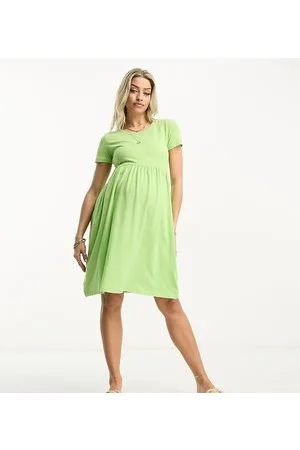 Mama;licious Mamalicious Maternity smock mini dress in