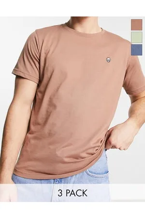 Bolongaro 3 pack lounge t-shirts in green and brown