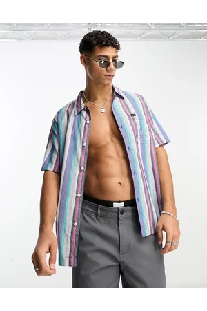 Lee Men Short sleeves - Resort short sve stripe relaxed fit shirt in