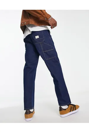 JACK & JONES Men Jeans - Intelligence eddie baggy fit carpenter jeans in dark wash