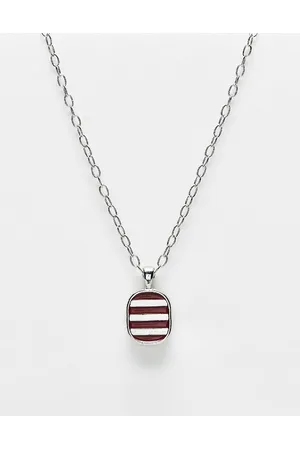 Icon Brand Stripe pendant necklace in