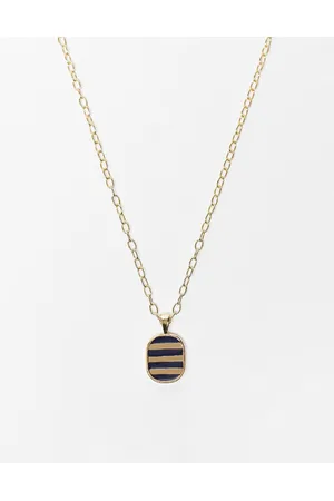 Icon Brand Stripe pendant necklace in