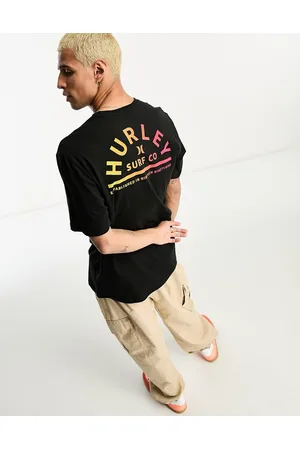 Hurley Men Short Sleeve - Half moon logo t-shirt in
