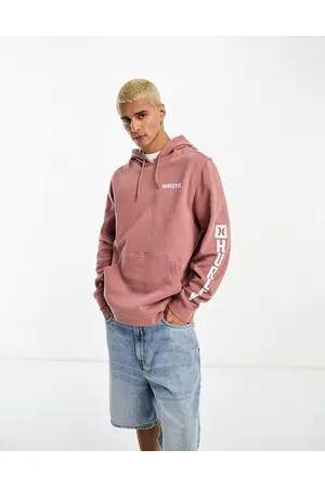 Hurley Men Sweatshirts - Seaside fleece hoodie in rose
