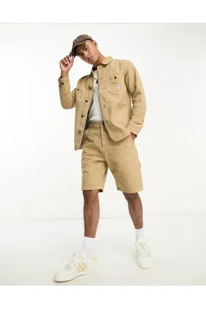 Lee Carpenter relaxed fit canvas shorts in beige CO-ORD