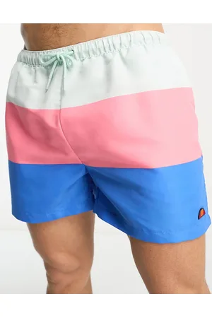 Ellesse Men Swim Shorts - Vespore swim shorts in pink and stripe