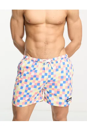 Ellesse Men Swim Shorts - Yves swim shorts in multi coloured square print