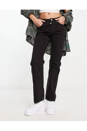 Weekday Pin mid rise straight leg jeans in