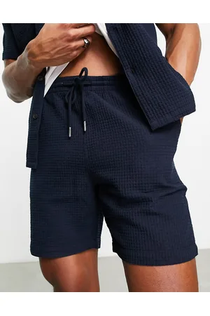 Farah Men Shorts - Redwald waffle shorts in true