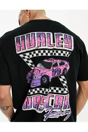 Hurley Nascar back print t-shirt in