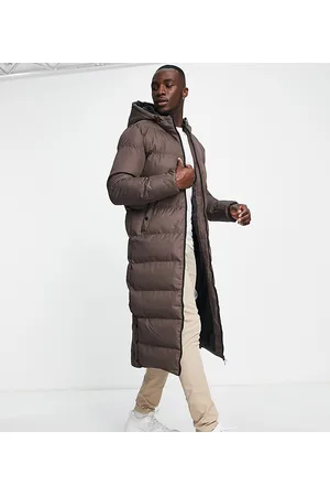 Soul Star Soulstar Tall longline puffer coat with hood in