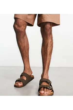 Original Penguin Men Sandals - Wide fit buckle sandals in faux leather