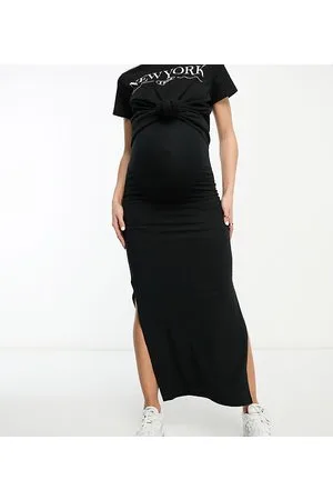 Mama;licious Mamalicious Maternity jersey maxi skirt in