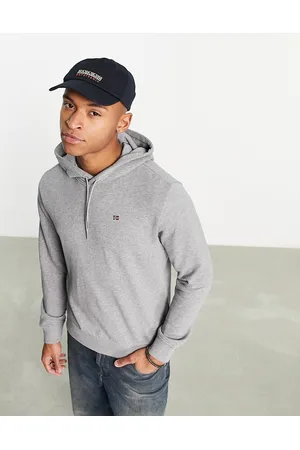 Napapijri Men Sweatshirts - Balis small logo overhead hoodie in