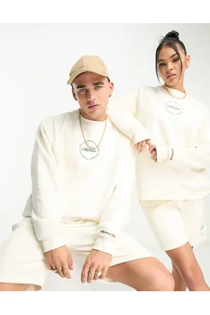 Ellesse Sweatshirts - Unisex community club oversized sweatshirt in off