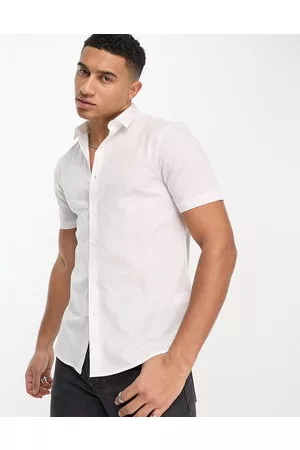 New Look Short sleeve poplin shirt in
