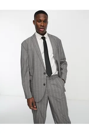 New Look Men Blazers - Relaxed suit jacket in heritage check