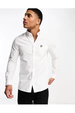 Lyle & Scott Men Shirts - Icon logo regular fit oxford shirt in