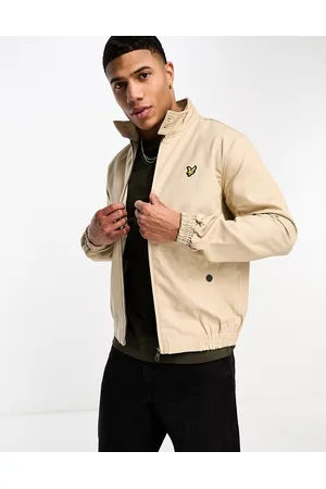 Lyle & Scott Men Jackets - Icon logo harrington jacket in stone