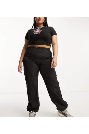 Heartbreak Plus Parachute wide leg trousers in
