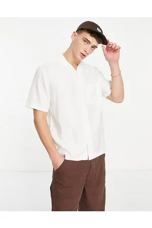 Weekday Chill short sleeve shirt in beige