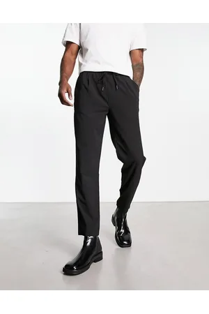 Pull&Bear Men Chinos - Smart slim tailored trousers in