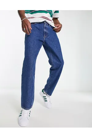 Abercrombie & Fitch Men Straight - 90's loose fit painter jeans in mid wash