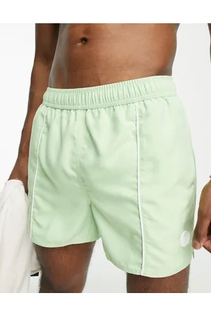 Native Youth Men Swim Shorts - Swim short with piped seam in - MGREEN