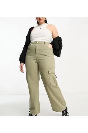 Yours Straight leg cargo jean in khaki