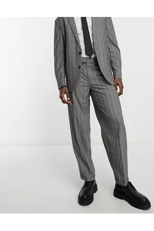 New Look Men Chinos - Relaxed suit trousers in heritage check