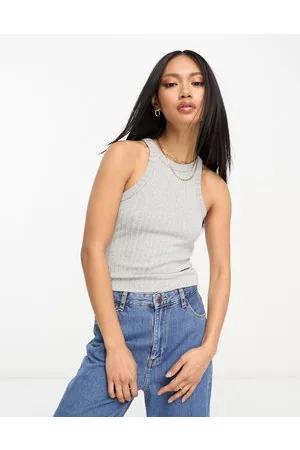ASOS Mixed marl racer vest in