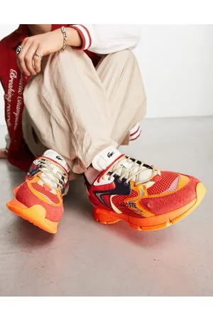Lacoste L003 Neo trainers in red and